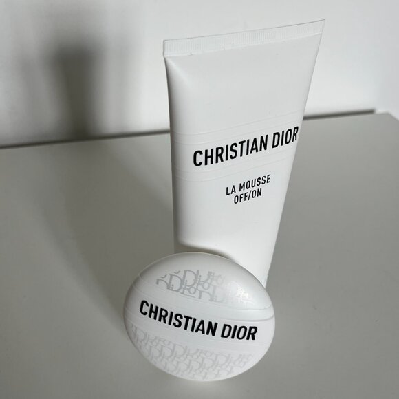 Dior La Mousse Off/On Cleanser 5 oz + Dior Le Baume 1.7 oz Brand New + Authentic - Picture 1 of 6